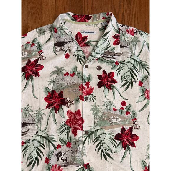 Tommy Bahama Honolulu Holiday Camp Shirt 100% Silk Men's Size 3XL- EUC - Picture 3 of 9